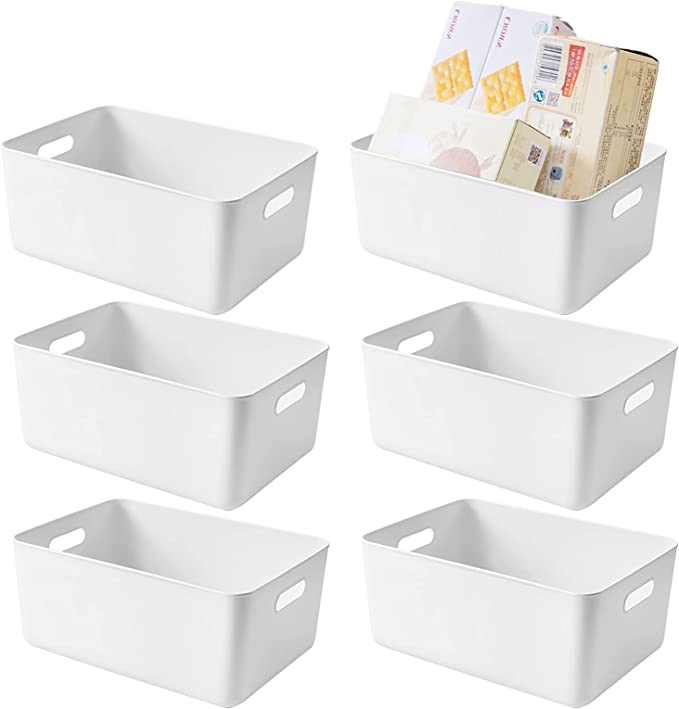 Small White Bins